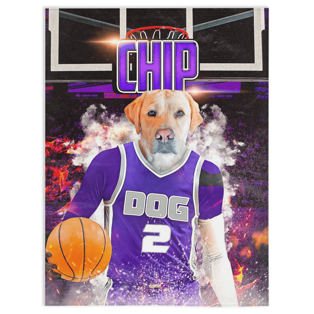 &#39;Sacramento Kings Doggos&#39; Personalized Pet Blanket
