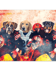 'Cleveland Doggos' Personalized 3 Pet Poster