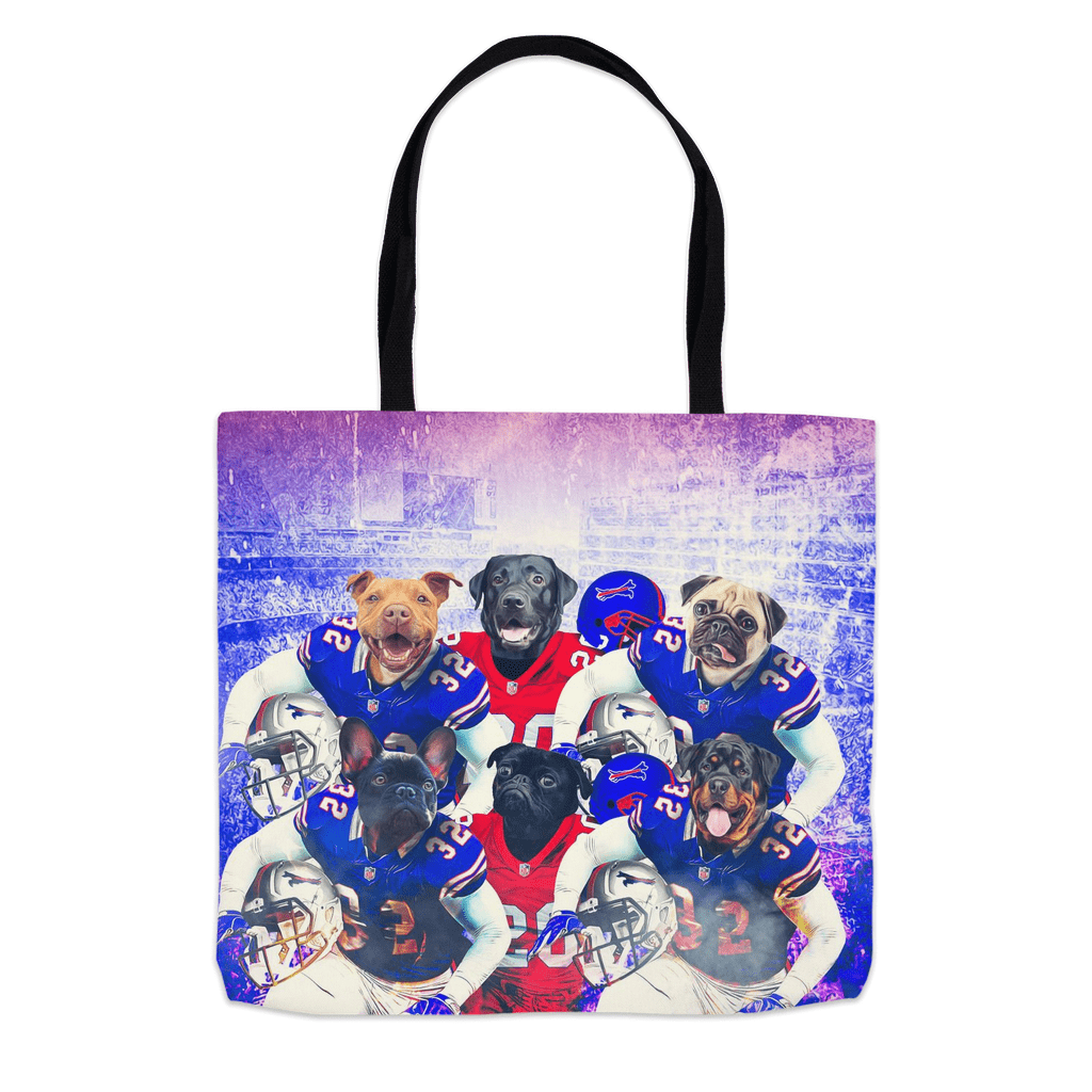 &#39;Buffalo Doggos&#39; Personalized 6 Pet Tote Bag