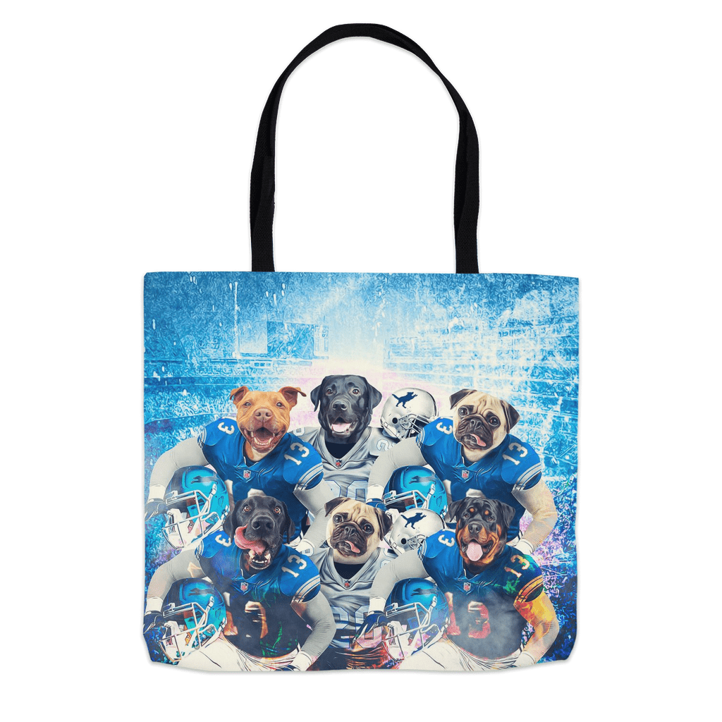 &#39;Detroit Doggos&#39; Personalized 6 Pet Tote Bag