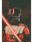 Darth Woofer Personalized Mini Portrait