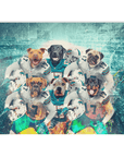 'Miami Doggos' Personalized 6 Pet Blanket