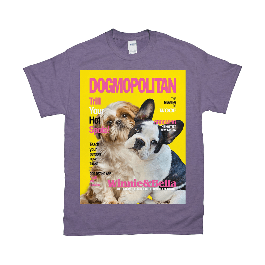 &#39;Dogmopolitan&#39; Personalized 2 Pet T-Shirt