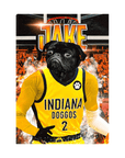 'Indiana Pacers Doggos' Personalized Pet Standing Canvas