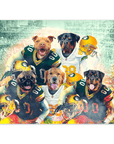 'Green Bay Doggos' Personalized 5 Pet Poster