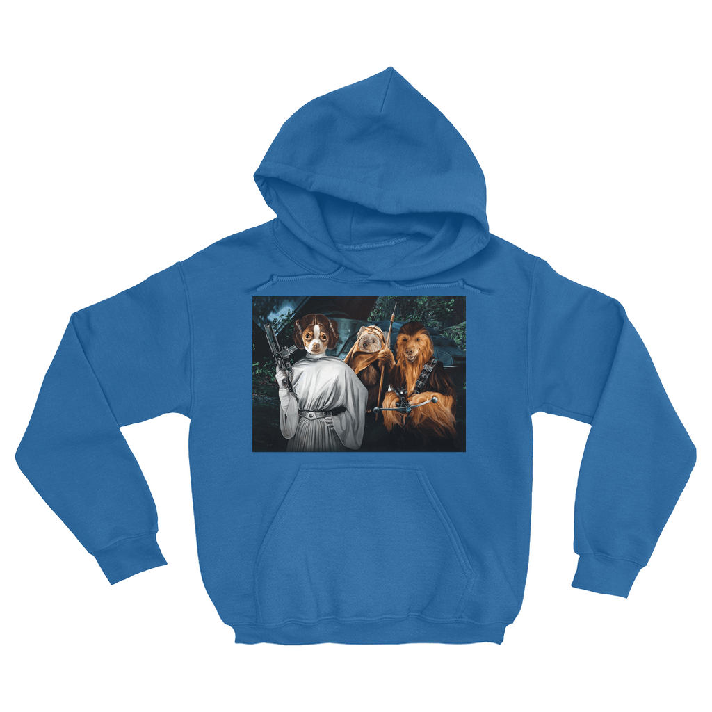 &#39;Star Woofers 3&#39; Personalized 3 Pet Hoody