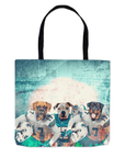 'Miami Doggos' Personalized 3 Pet Tote Bag