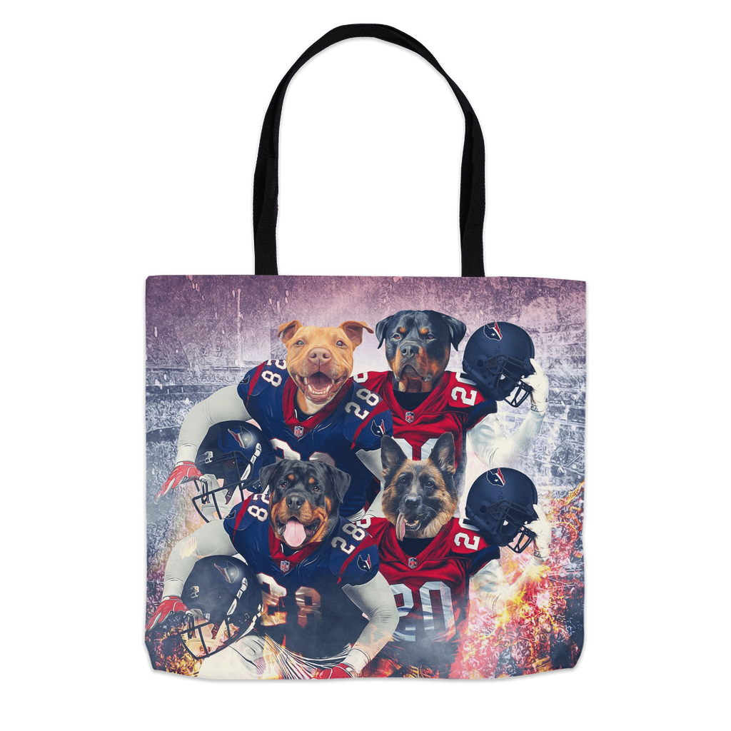 &#39;Houston Doggos&#39; Personalized 4 Pet Tote Bag