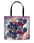 'Houston Doggos' Personalized 4 Pet Tote Bag