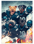 'Philadelphia Doggos' Personalized 4 Pet Poster