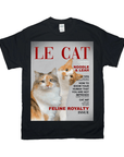 'Le Cat' Personalized 2 Pet T-Shirt