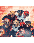 'Cleveland Doggos' Personalized 5 Pet Poster