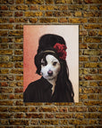 'Amy Doghouse' Personalized Dog Mini Portrait