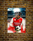'Arsenal Doggos Football' Personalized Dog Poster