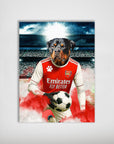 'Arsenal Doggos Football' Personalized Dog Poster