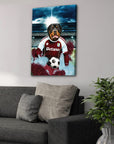 'Aston Villa Doggos Football' Personalized Pet Canvas