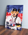 'Atlanta Dogs' Personalized Pet Canvas