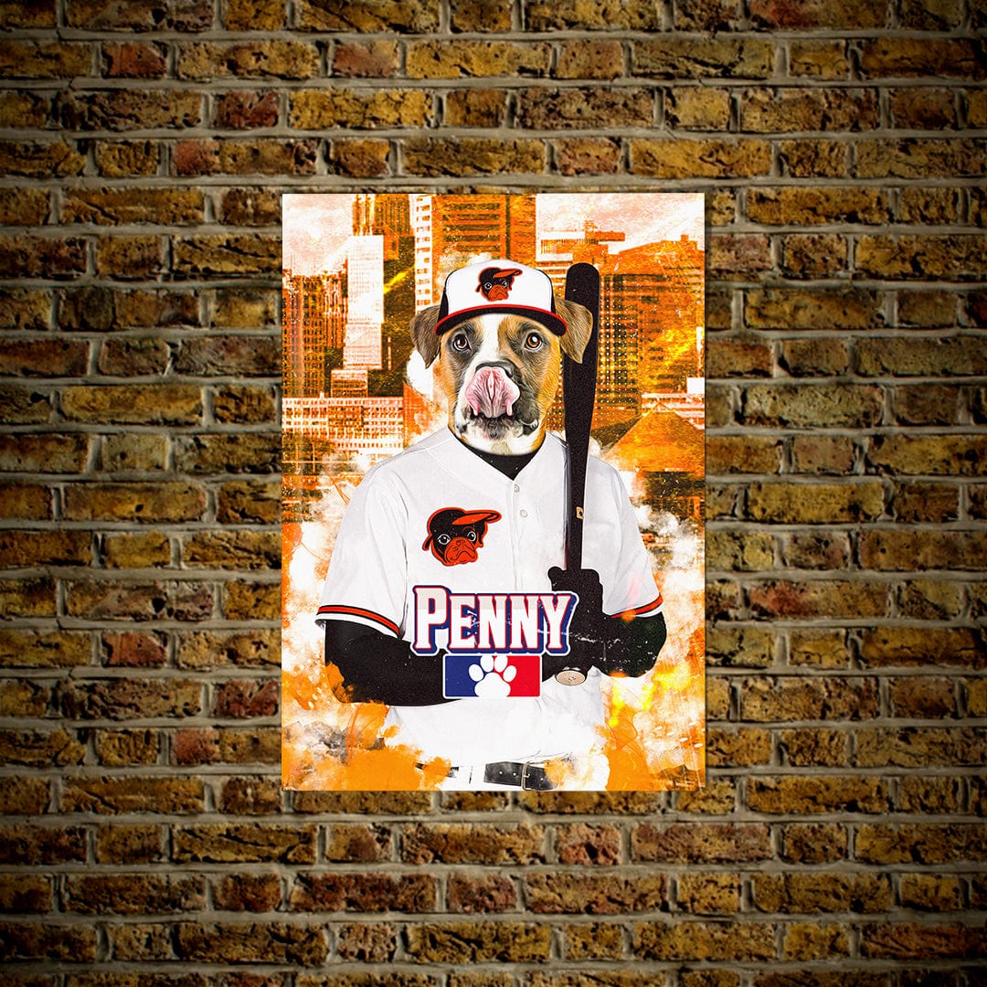 &#39;Baltimore Dogorioles&#39; Personalized Pet Poster