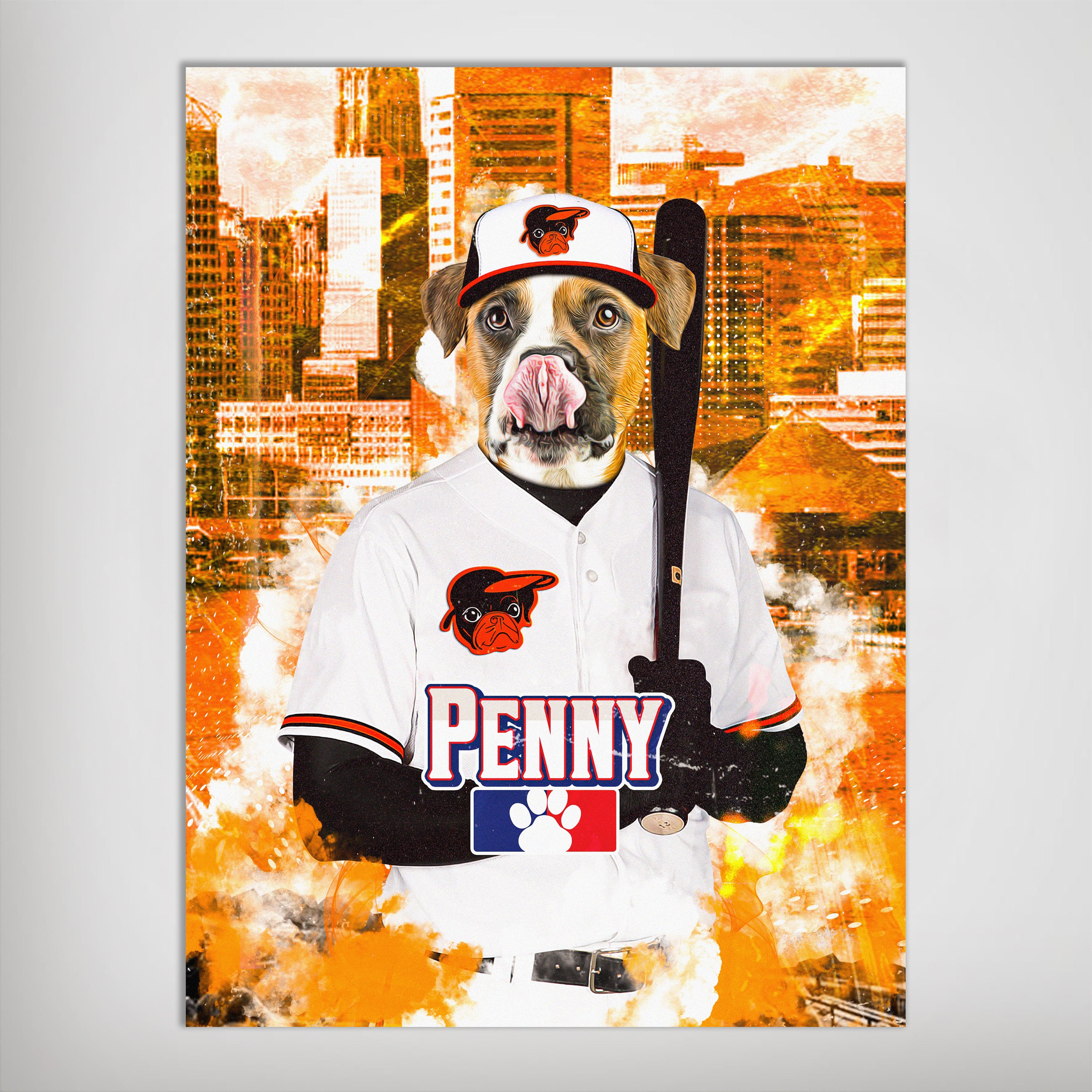 &#39;Baltimore Dogorioles&#39; Personalized Pet Poster
