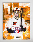 'Baltimore Dogorioles' Personalized Pet Poster