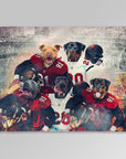 'Tampa Bay Doggos' Personalized 5 Pet Blanket