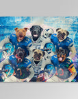 'Detroit Doggos' Personalized 6 Pet Blanket