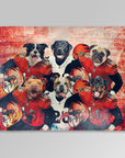 'Cincinnati Doggos' Personalized 6 Pet Blanket