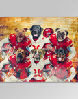 'Kansas City Doggos' Personalized 6 Pet Blanket