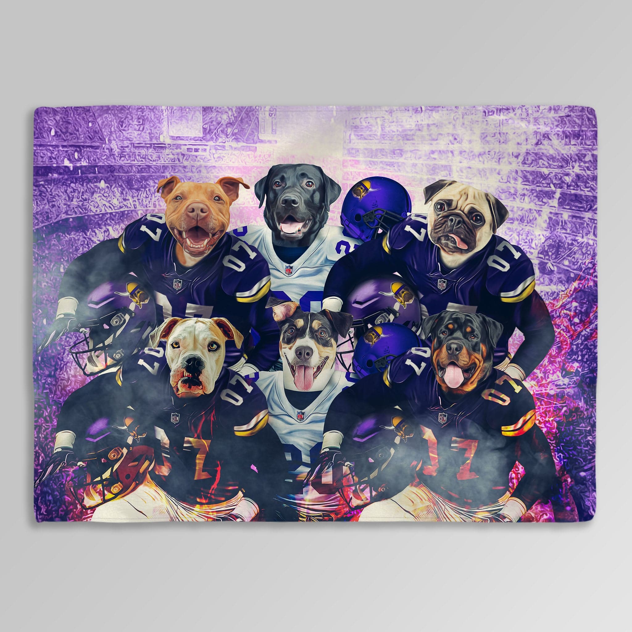 &#39;Minnesota Doggos&#39; Personalized 6 Pet Blanket