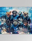 'Carolina Doggos' Personalized 6 Pet Blanket