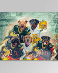 'Green Bay Doggos' Personalized 5 Pet Blanket