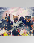 'Baltimore Doggos' Personalized 3 Pet Blanket