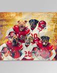 'Kansas City Doggos' Personalized 5 Pet Blanket