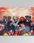 'Cleveland Doggos' Personalized 3 Pet Blanket