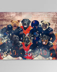 'Chicago Doggos' Personalized 6 Pet Blanket