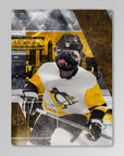 'Pittsburgh Doggos Hockey' Personalized Pet Blanket