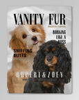 'Vanity Fur' Personalized 2 Pet Blanket