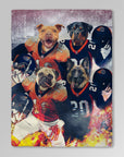 'Denver Doggos' Personalized 4 Pet Blanket