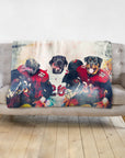 'Tampa Bay Doggos' Personalized 3 Pet Blanket
