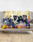 'Pittsburgh Doggos' Personalized 3 Pet Blanket