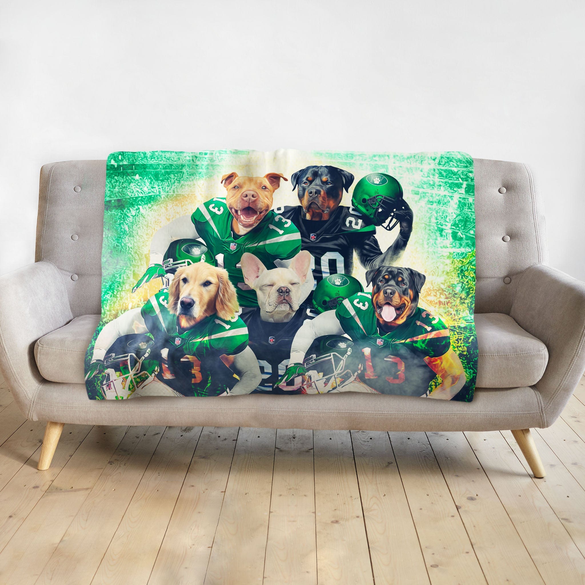 Doggos Of Los Angeles Pers,nalized top Pet Blanket