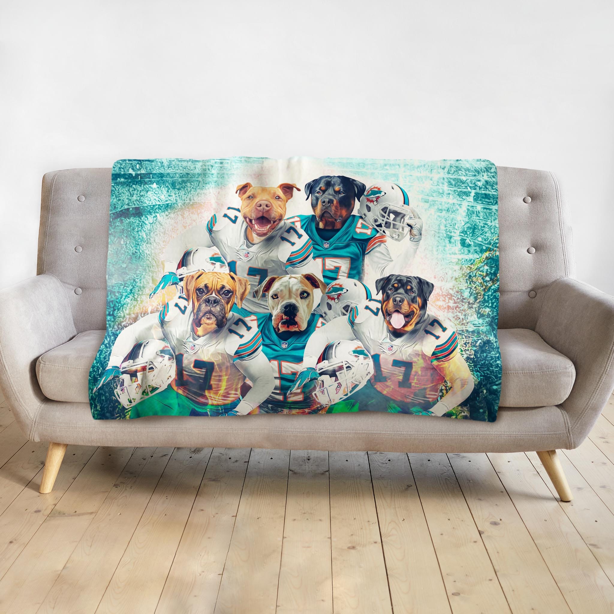 Denver Doggos Pers,nalized Pet good Blanket