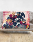 'Atlanta Doggos' Personalized 5 Pet Blanket