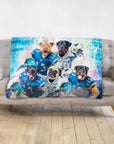 'Detroit Doggos' Personalized 5 Pet Blanket