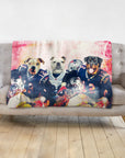 'New England Doggos' Personalized 3 Pet Blanket