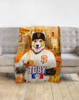 'San Franpawsco Giants' Personalized Pet Blanket