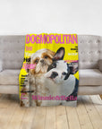 'Dogmopolitan' Personalized 2 Pet Blanket