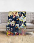 'Pittsburgh Doggos' Personalized 4 Pet Blanket