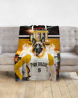 'Paw Orleans Pelicans' Personalized Pet Blanket