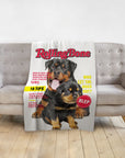 'Rollingbone' Personalized 2 Pet Blanket